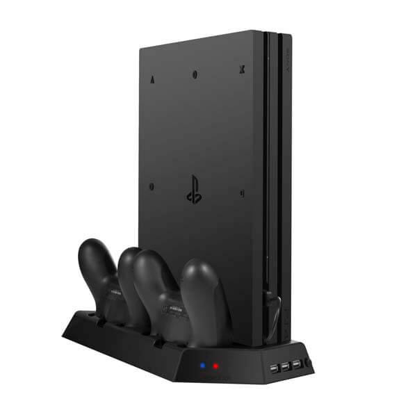 Soporte Vertical Multifunción PS4 Pro - PeruGame
